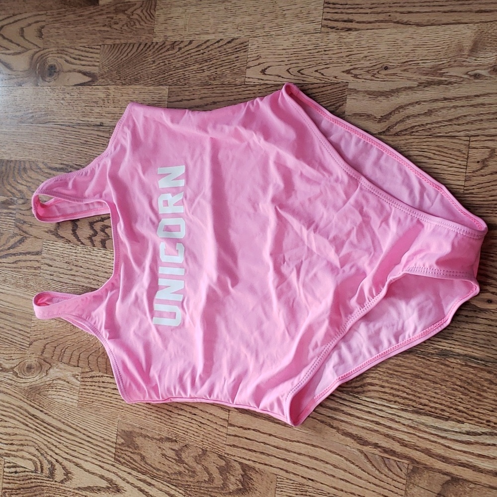 (XL) Unicorn One Piece Swimsuit Beach Vacation Pool Water Beachwear Ocean